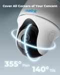 Reolink Argus PT 2K & Solar Panel - 5MP, WIFI, Battery