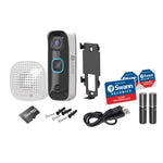 Swann Buddy 4K Video Doorbell & Chime Kit - 32GB Memory Included