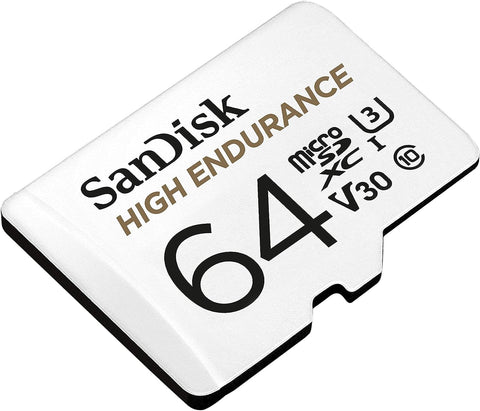 Sandisk High Endurance MicroSD Card 64GB - 4K Recording