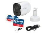 Swann Xtreem 4K Spotlight Camera w/32GB Memory - 8MP, WIFI, Battery