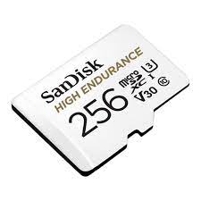 Sandisk High Endurance MicroSD Card 256GB - 4K Recording
