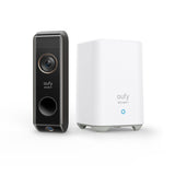 Eufy Dual Camera Video Doorbell & HomeBase 2 - 2K, WIFI, Battery