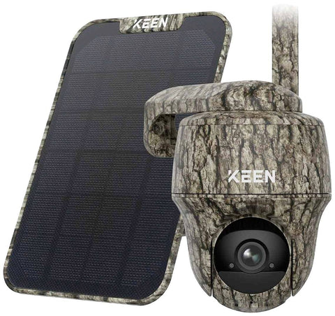 Keen Ranger PT Trail Cam & Solar Panel - 4MP, 4G LTE, Animal Detection