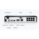 Reolink RLK8-410B4-AI - 4 x 5MP Cameras, 2TB HDD
