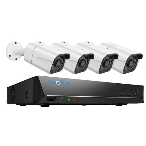 Reolink NVR - 4 x 8MP 4K Ultra HD Cameras, 2TB HDD, RLK8-800B4-A
